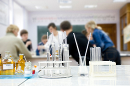 Alexander College's modern Laboratories are equipped for work at the University level