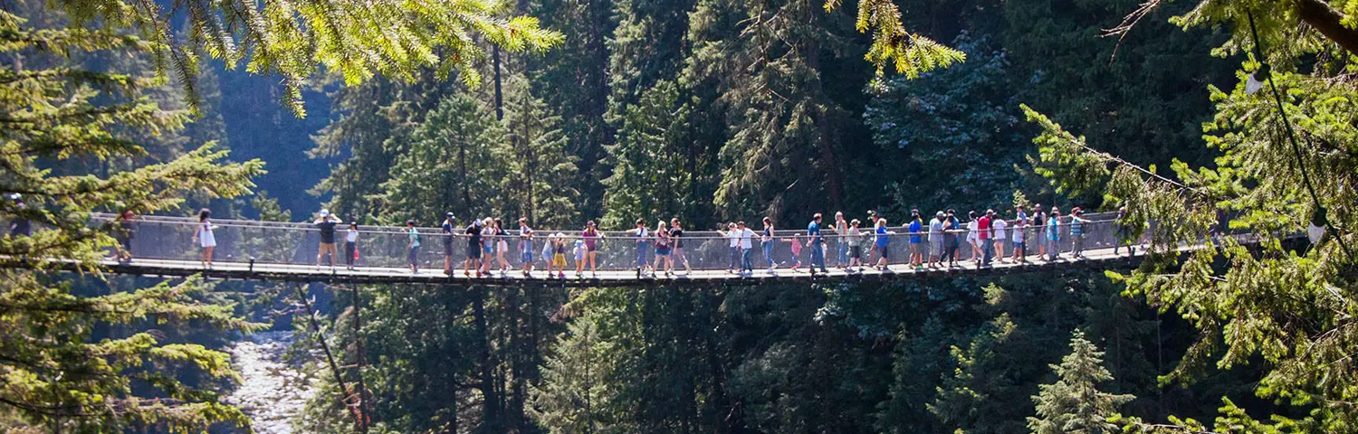 Students at Capilano Park, Alexander College