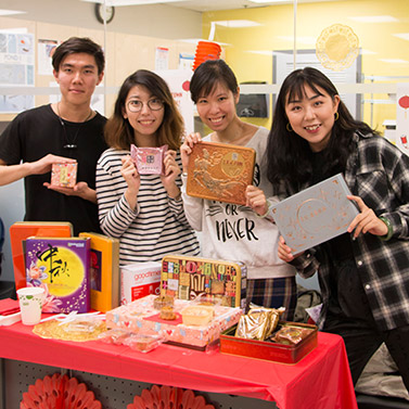 students celebrating Lunar New Year in Vancouver