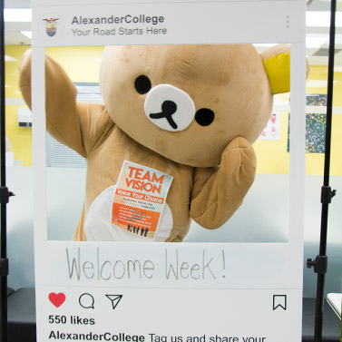 Rilakkuma School Mascot at Alexander College