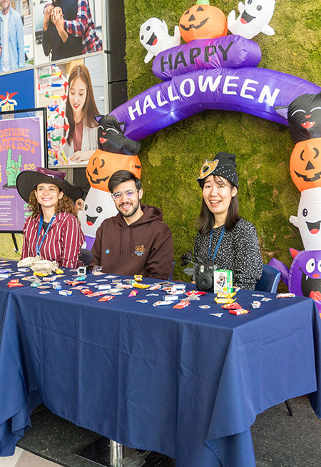 Student Life Halloween table