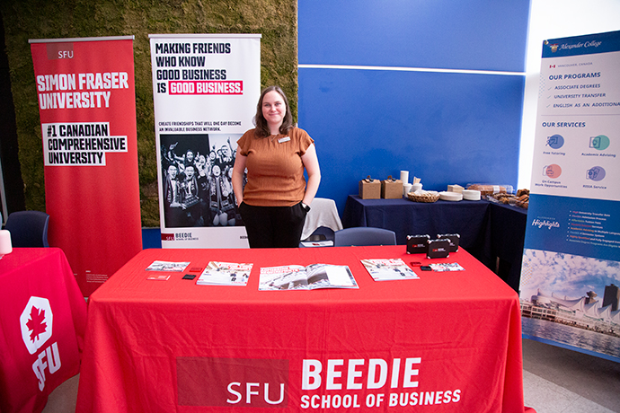 SFU table at the University Transfer Fair