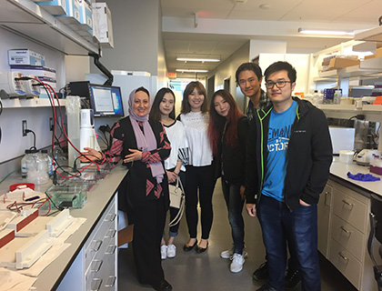 UBC lab visit