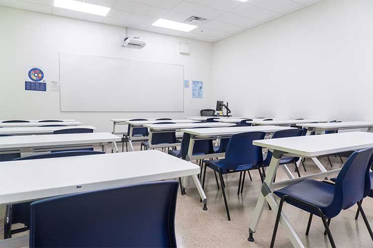 Burnaby campus classroom