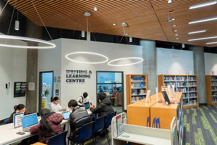 Alexander College Burnaby campus writing and learning centre