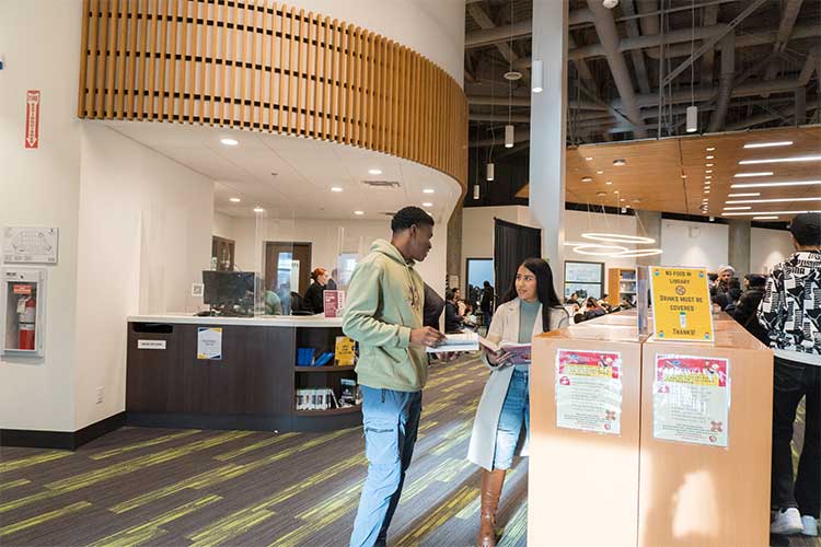 Alexander College Burnaby campus library