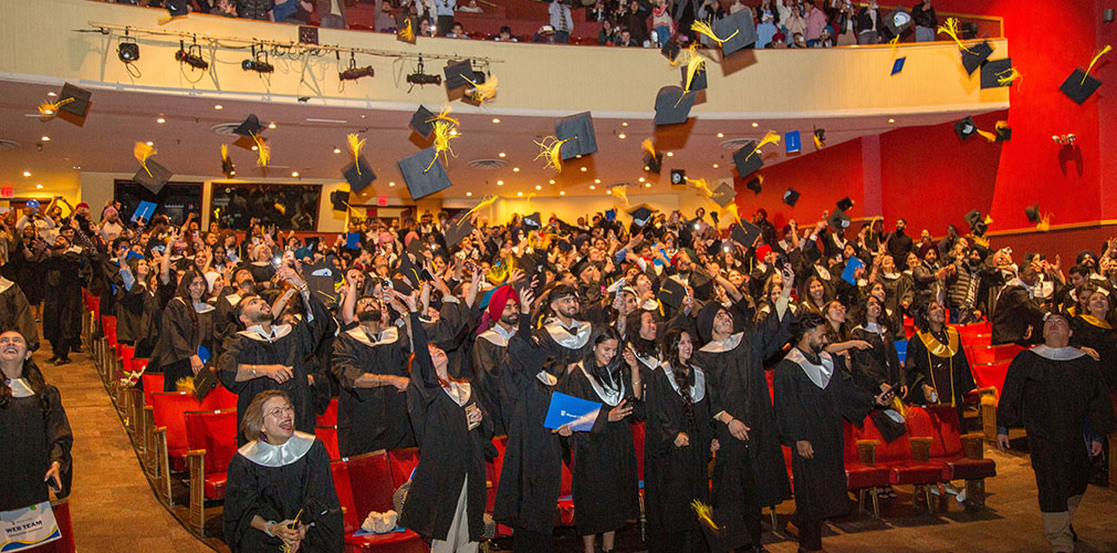 Fall 2025 Convocation hat throw
