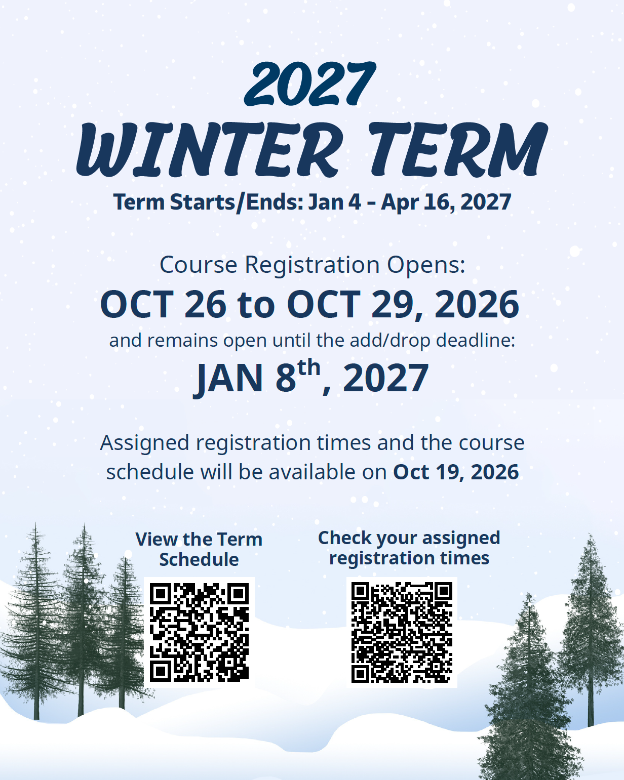 Winter 2027 Term